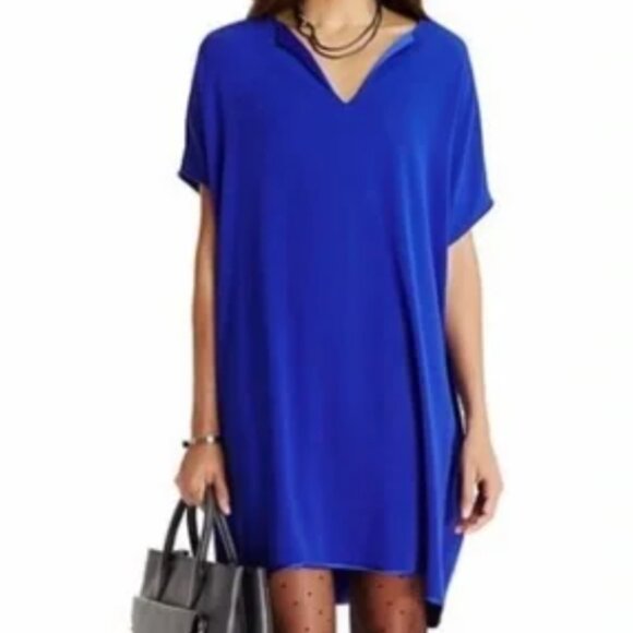 Diane Von Furstenberg Dresses & Skirts - NWT Diane Von Furstenberg DVF Kora Shift Dress Size SMALL Cosmic Cobalt Blue